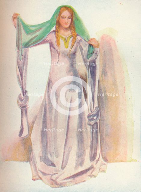 'A Woman of the Time of Stephen', 1907. Artist: Dion Clayton Calthrop.
