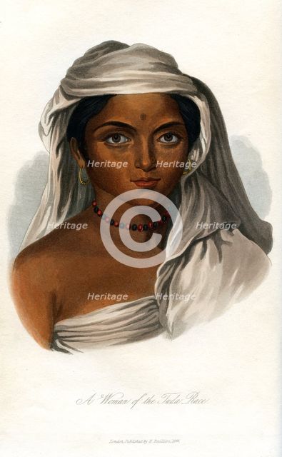 'A Woman of the Tuda Race', 1848. Artist: Unknown