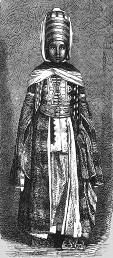 A Woman of Lazestan; Adventures in Lazestan 1875. Creator: Frederick A. Lyons