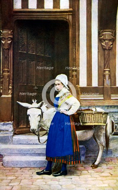 A woman of Normandy, France, c1922. Artist: Unknown