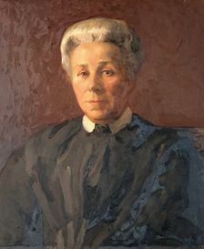 A woman, previously designated as Elizabeth Garrett Anderson or Isabel Thorne. Creator: Unknown