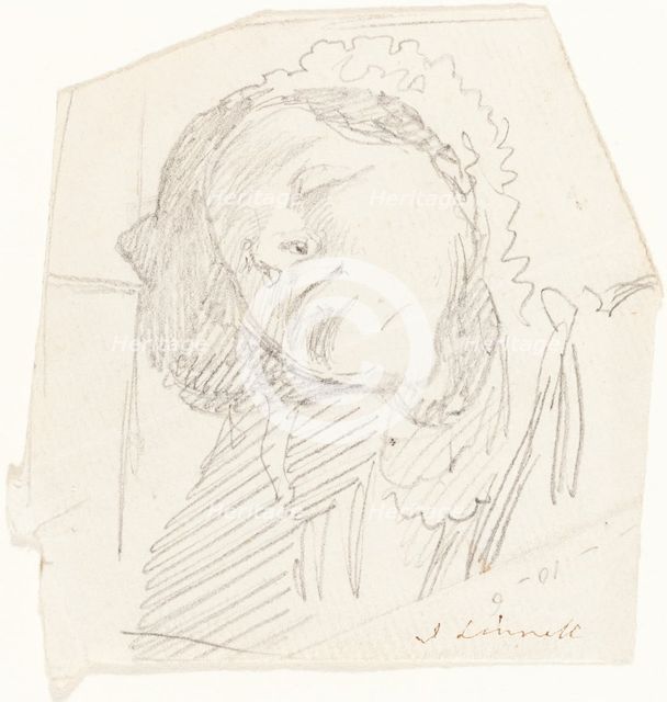 A Woman Resting. Creator: John Linnell the Elder.