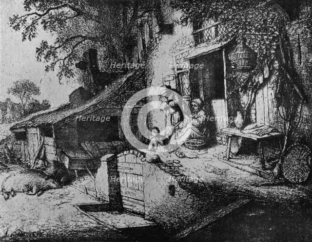 'A Woman Spinning', 1652. Artist: Adriaen van Ostade.
