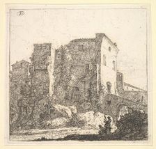 A Woman Spinning and a Fisherman, 17th century. Creator: Thomas Wijck