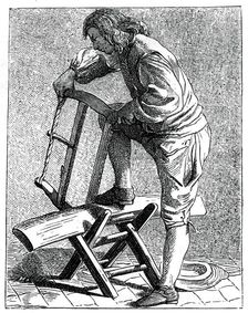 A Wood Cutter, 1737-1742.Artist: Bouchardon