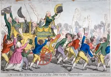 A Wood-in Triumph, or a New Idol for the Ragamuffins 1809. Artist: C Williams