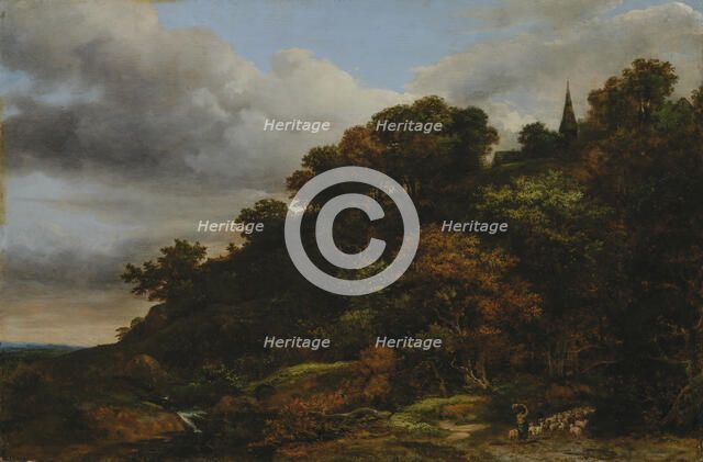 A wooded hill, 1648-1682. Creator: Jacob van Ruisdael.