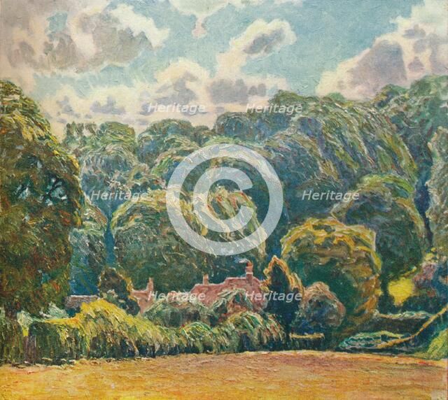 'A Wooded Hillside, Upton Grey', c1914. Artist: Emile Claus.