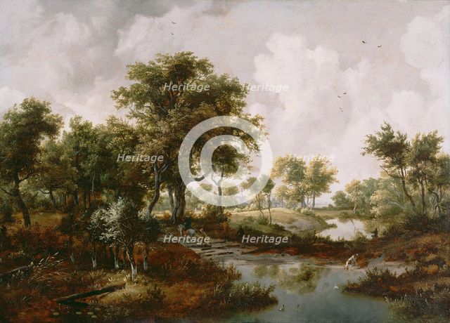 A Wooded Landscape, 1667. Artist: Hobbema, Meindert (1638-1709)