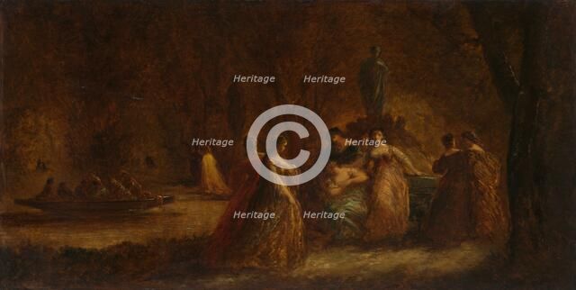 A Woodland Fête, c. 1853-1857 or c. 1862. Creator: Adolphe Monticelli (French, 1824-1886).