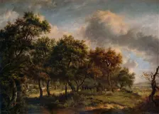 A Woodman's Cottage 1820. Artist: Patrick Nasmyth