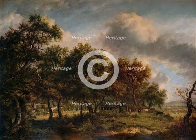 'A Woodman's Cottage', 1820. Artist: Patrick Nasmyth.