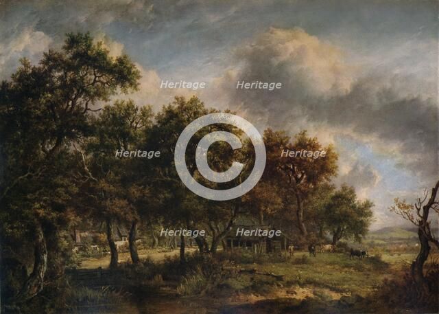 'A Woodman's Cottage', 1820. Artist: Patrick Nasmyth.