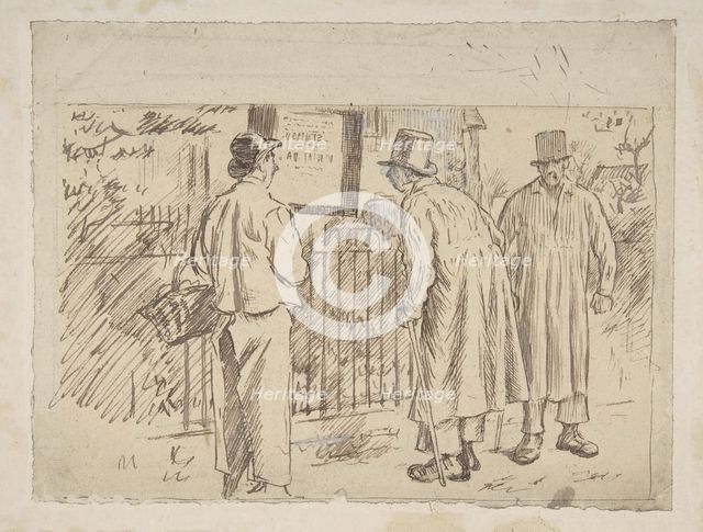 A Wolf in Sheep's Clothing, 1870-1891. Creator: Charles Samuel Keene.