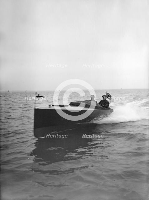 A Wolseley hydroplane, 1912. Creator: Kirk & Sons of Cowes.