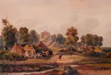 A Worcestershire Farm c1848. Artist: David Cox the elder