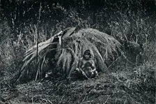 A Yaghan Hut in Fuegia 1911