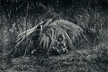 A Yaghan Hut in Fuegia 1911