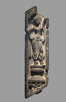 A Yakshi Grasping a Tree, Kushan period, 2nd/3rd century. Creator: Unknown