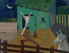 A Yard, 1935-1936. Creator: Cyprian Majernik