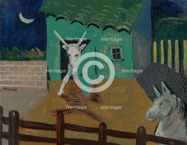 A Yard, 1935-1936. Creator: Cyprian Majernik.