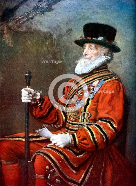 A Yeoman of the Guard, c1905. Artist: Unknown