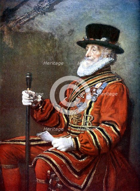 A Yeoman of the Guard, c1905. Artist: Unknown