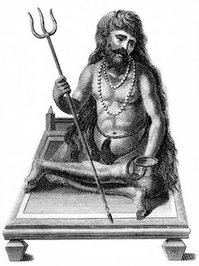A Yogi meditating, 1811