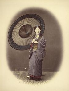 A Yokohama Belle, 1866-1867. Creator: Felice Beato