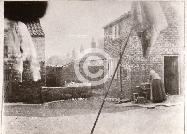 A York slum, Yorkshire, 1901. Artist: Unknown