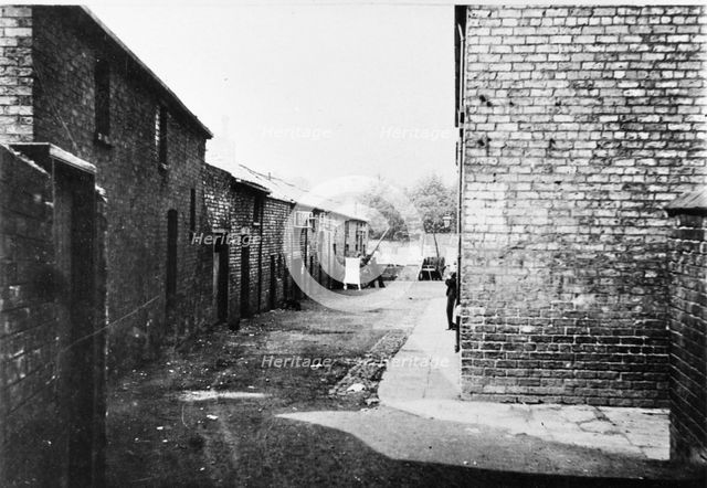 A York Slum, York, Yorkshire, 1901. Artist: Unknown
