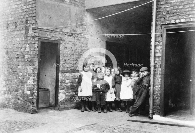 A York slum, York, Yorkshire, 1901. Artist: Unknown
