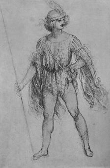 A Youth with a Lance c1480 (1945). Artist: Leonardo da Vinci