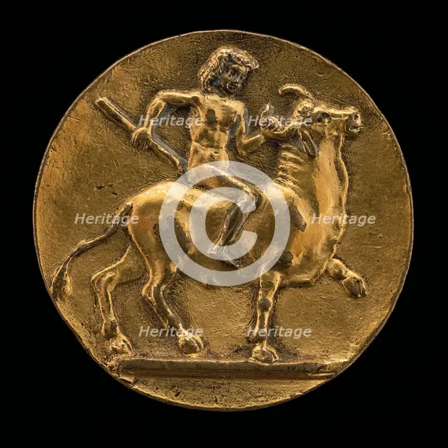 A Youth Riding on a Bull. Creator: Pseudo Melioli.