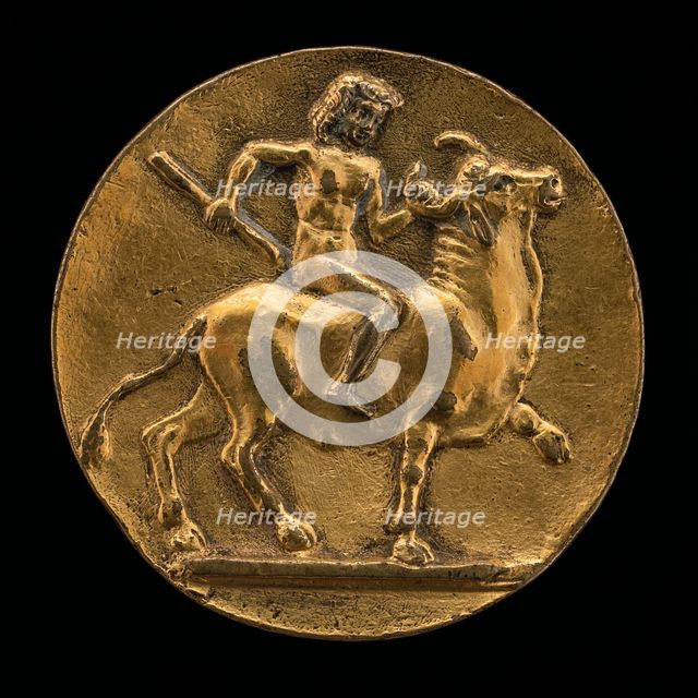 A Youth Riding on a Bull. Creator: Pseudo Melioli.