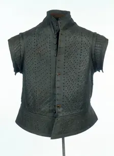 A youth's brown leather jerkin, c1555-c1565. Creator: Unknown