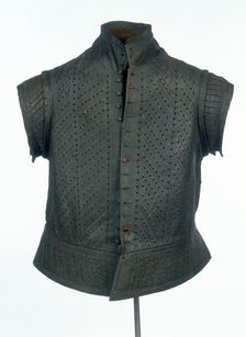 A youth's brown leather jerkin, c1555-c1565. Creator: Unknown