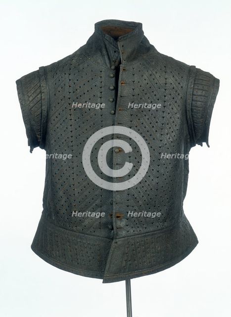 A youth's brown leather jerkin, c1555-c1565. Creator: Unknown.