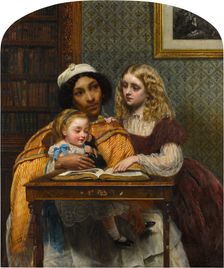 A Young Teacher, 1861. Creator: Rebecca Solomon