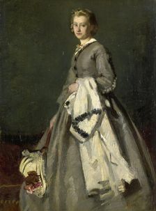 A young Woman, 1863. Creator: August Allebe