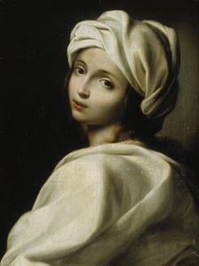A young woman wearing a turban, c1660. Creator: Elisabetta Sirani