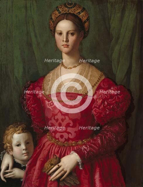 A Young Woman and Her Little Boy, c. 1540. Creator: Agnolo Bronzino.