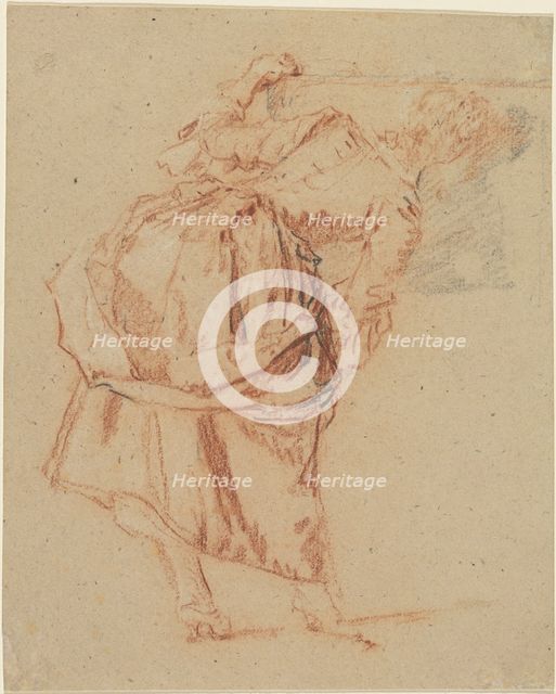 A Young Woman Looking in a Mirror, 1742/1743. Creator: Nicolas Lancret.