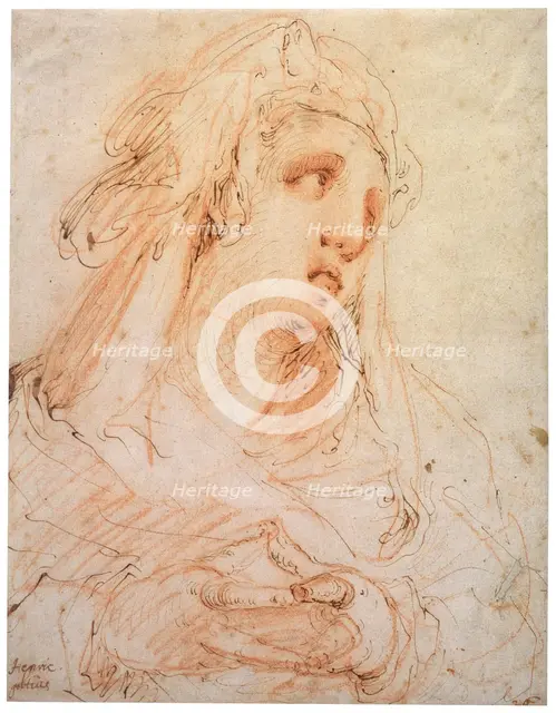 'A Young Woman' (Mary Magdalene?), late 16th or early 17th century. Artist: Hendrik Goltzius