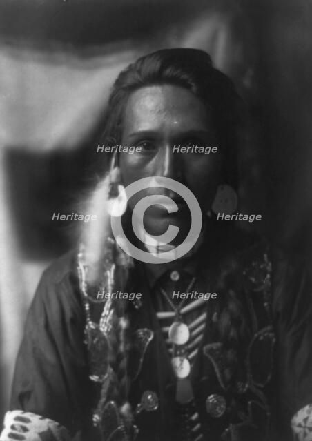 A young Yakima, 1910, c1910. Creator: Edward Sheriff Curtis.