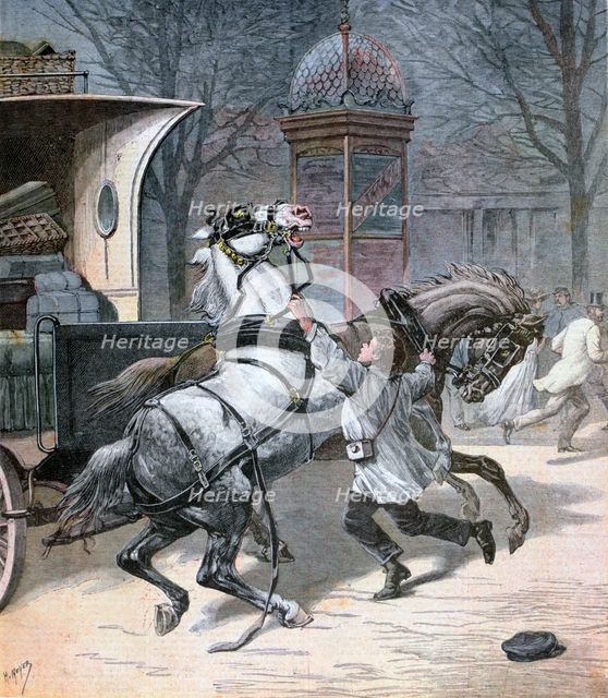 A young brave man, Paris, 1892. Artist: Henri Meyer