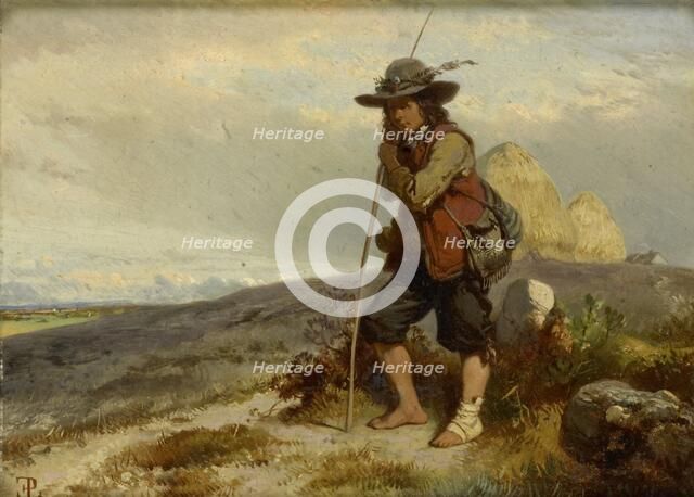A young Herdsman, 1840-1870. Creator: Eugene Lepoittevin.