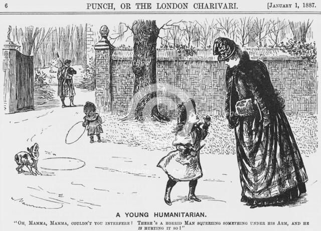 'A Young Humanitarian', 1887. Artist: George du Maurier