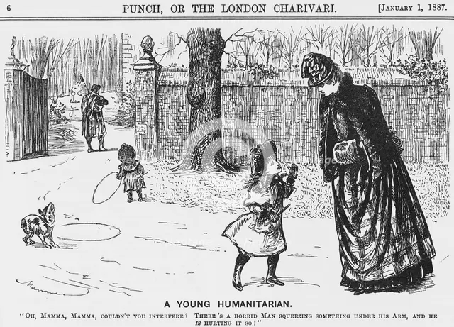 'A Young Humanitarian', 1887. Creator: George du Maurier.