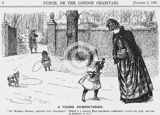 'A Young Humanitarian', 1887. Creator: George du Maurier.